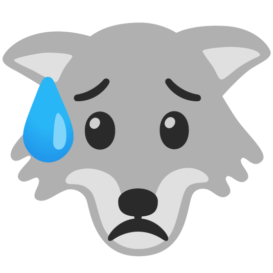 wolf disappointed relieved