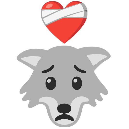 wolf mending heart