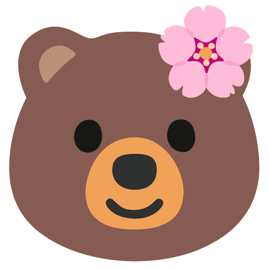 bear cherry blossom