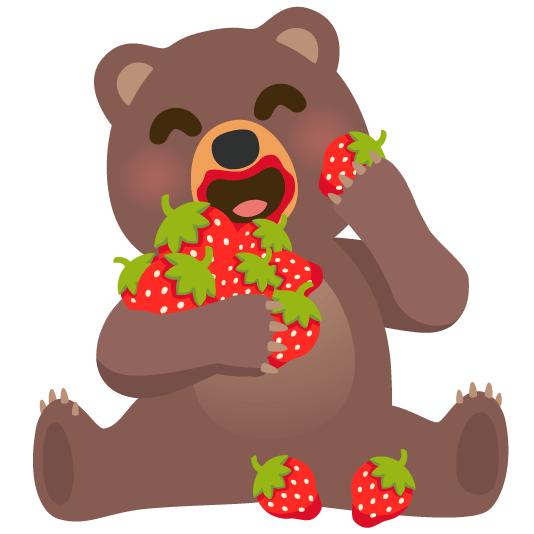 bear strawberry