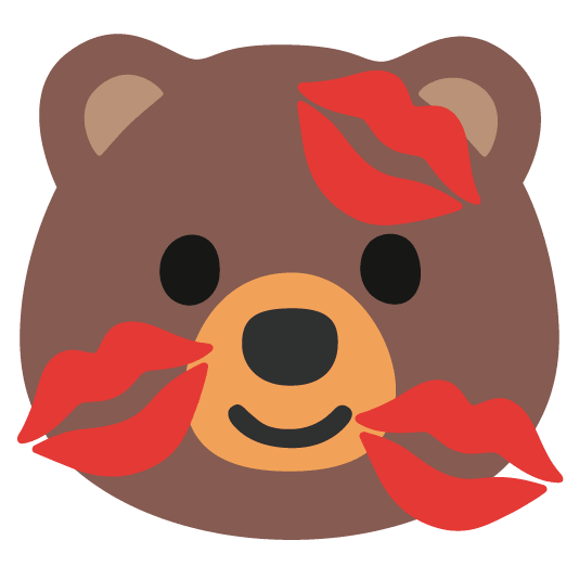 bear kiss