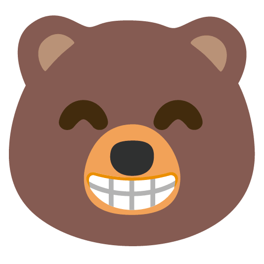 bear grin