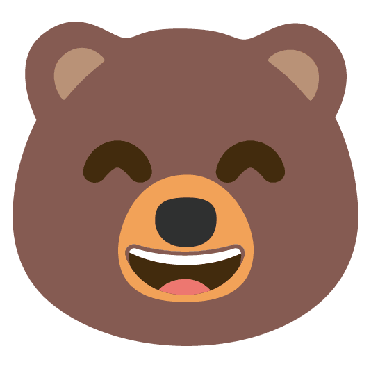 bear smile