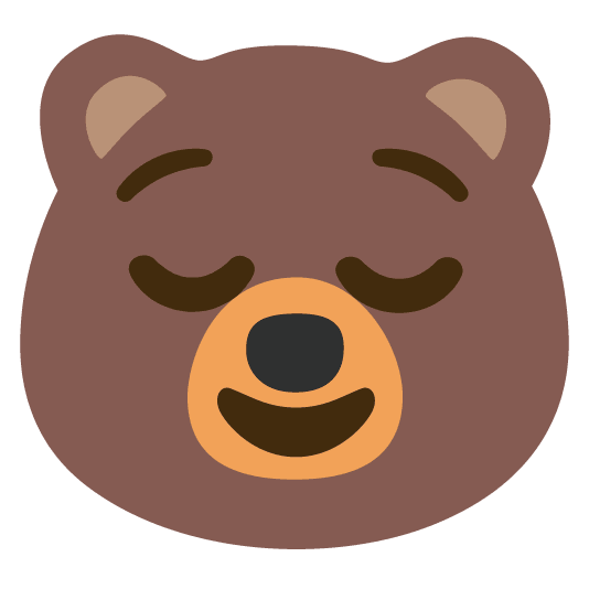 bear relieved