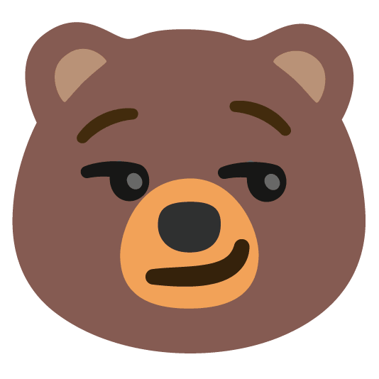 bear smirk
