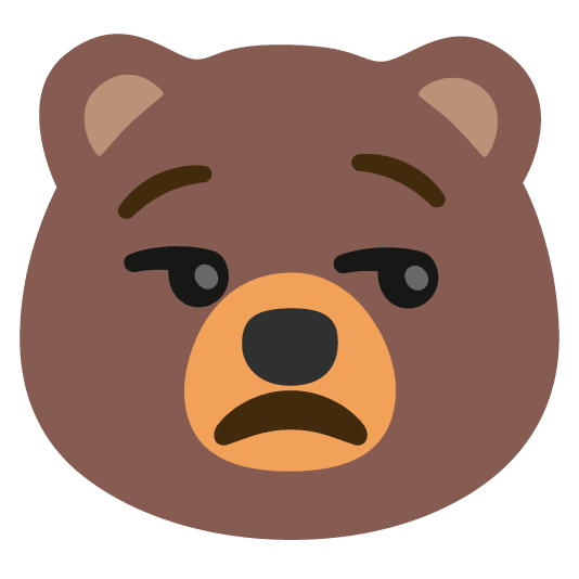 bear unamused