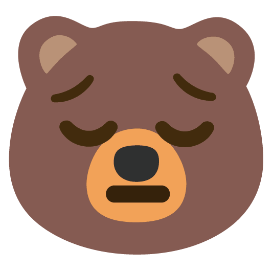bear pensive