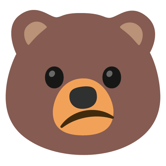 bear confused