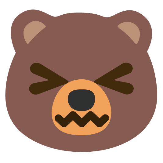 bear confounded