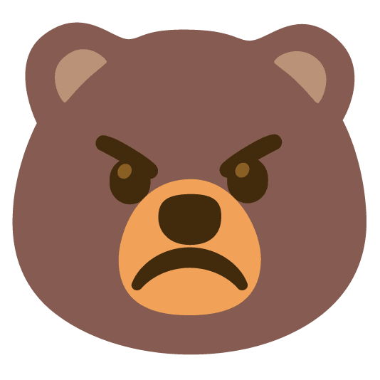 bear angry