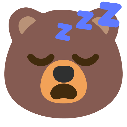 bear sleeping