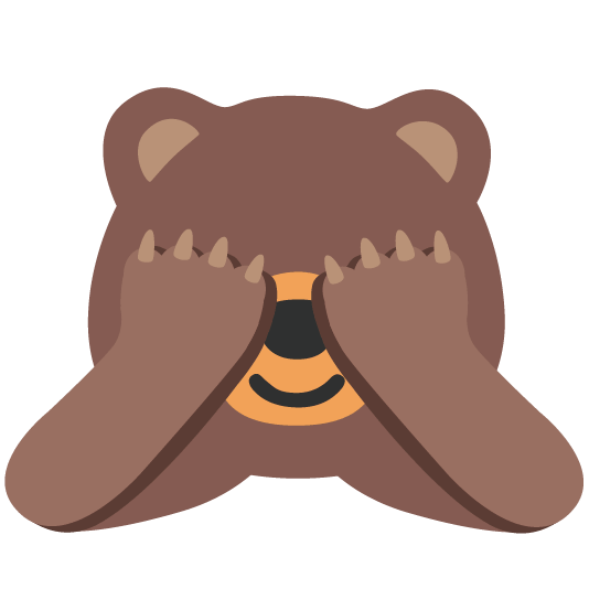 bear see no evil