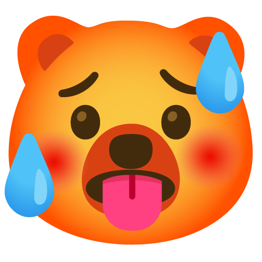 bear hot face