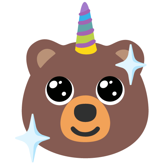 bear unicorn face