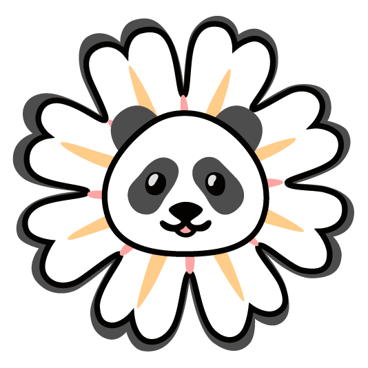 panda face blossom