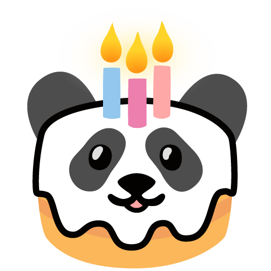 panda face birthday