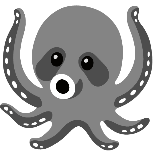 panda face octopus