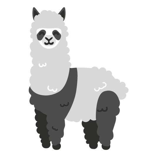 panda face llama