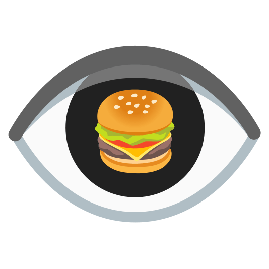 eye hamburger