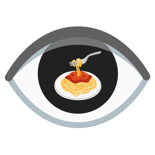 eye spaghetti