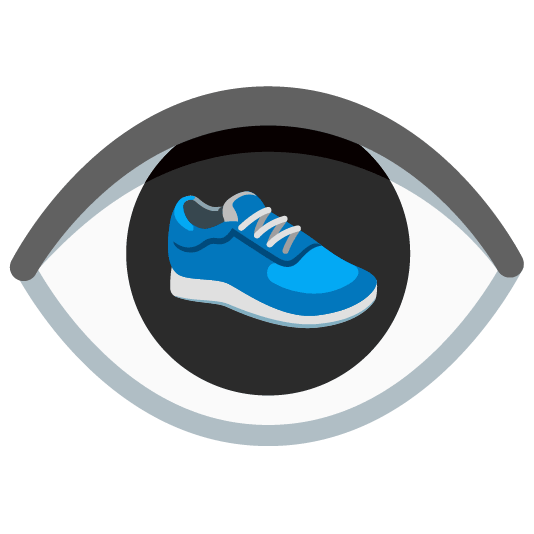 eye athletic shoe