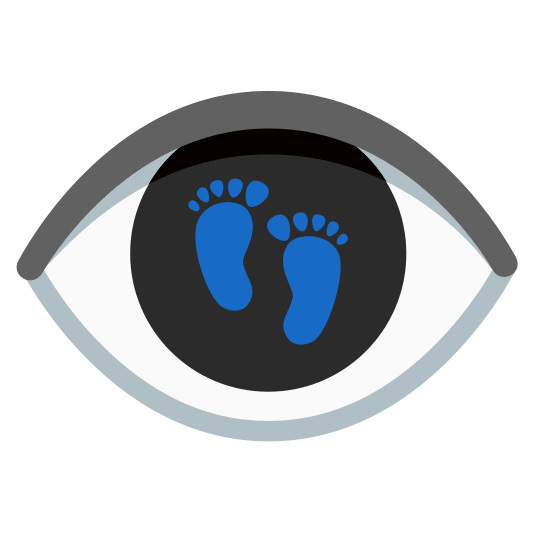 eye-footprints