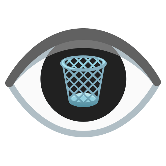 eye wastebasket