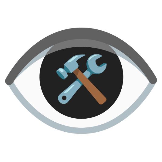 eye hammer and wrench