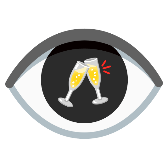 eye clinking glasses