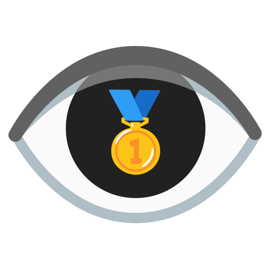 eye first place medal