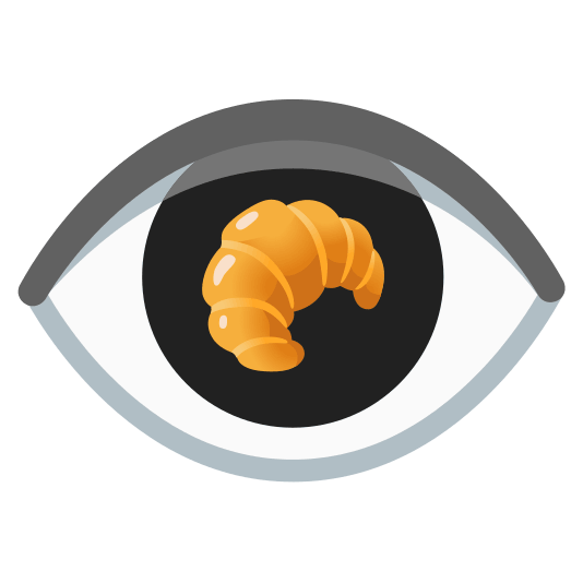 eye croissant