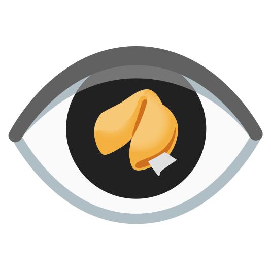 eye fortune cookie