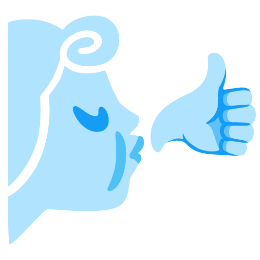 +1 wind blowing face