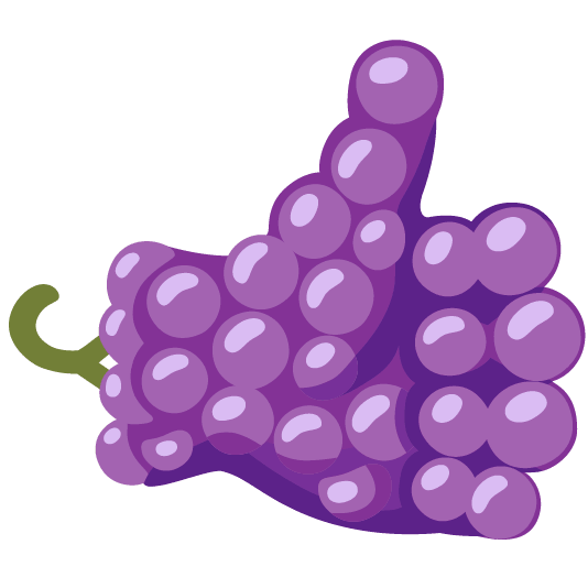 +1 grapes
