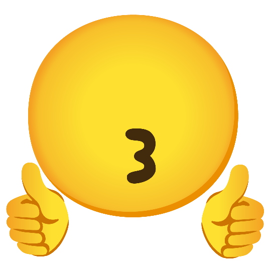 +1 kissing smiling eyes