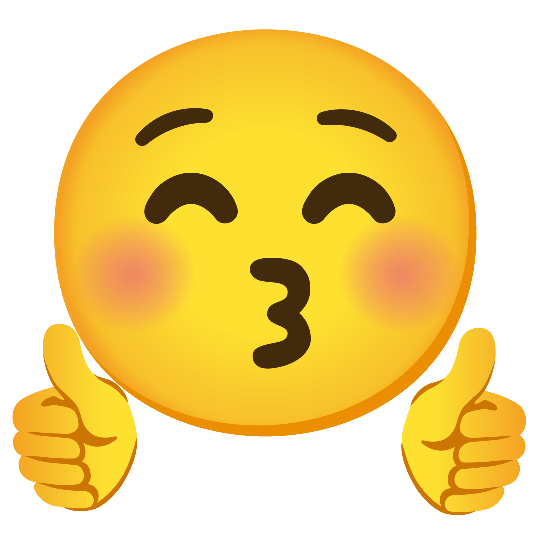 +1 kissing closed eyes