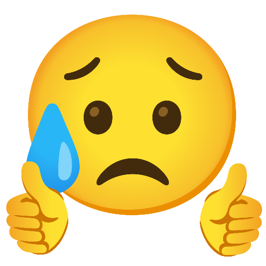 +1 disappointed relieved