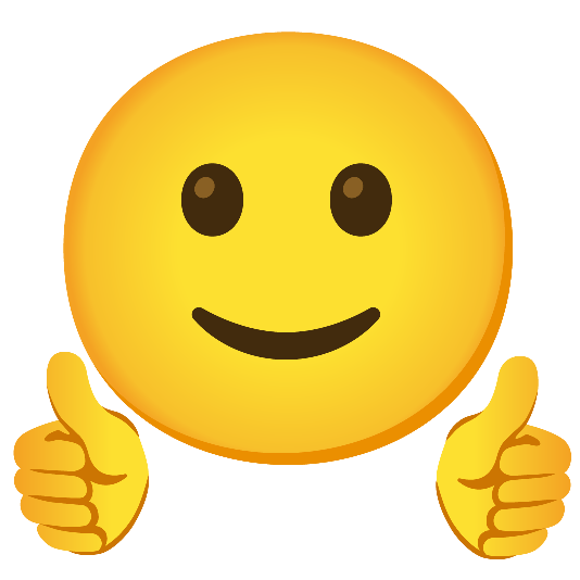 +1 slightly smiling face