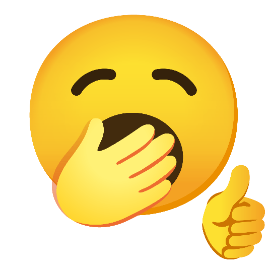 +1 yawning face