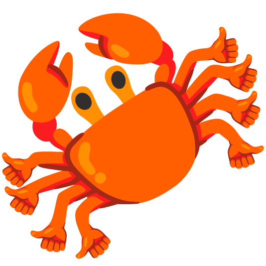 +1 crab