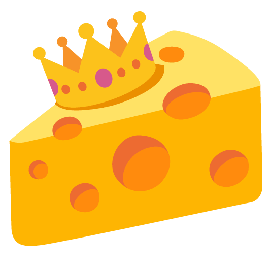 crown cheese wedge