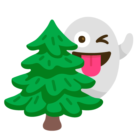 ghost evergreen tree