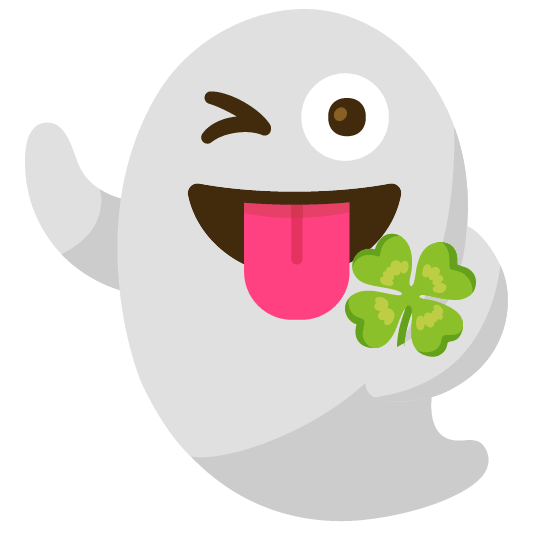 ghost four leaf clover