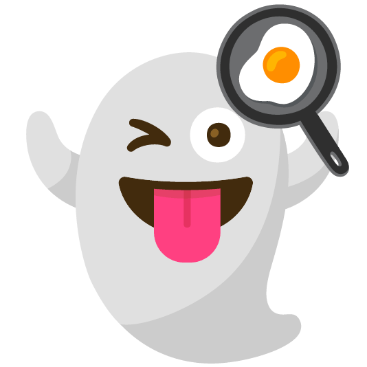 ghost fried egg