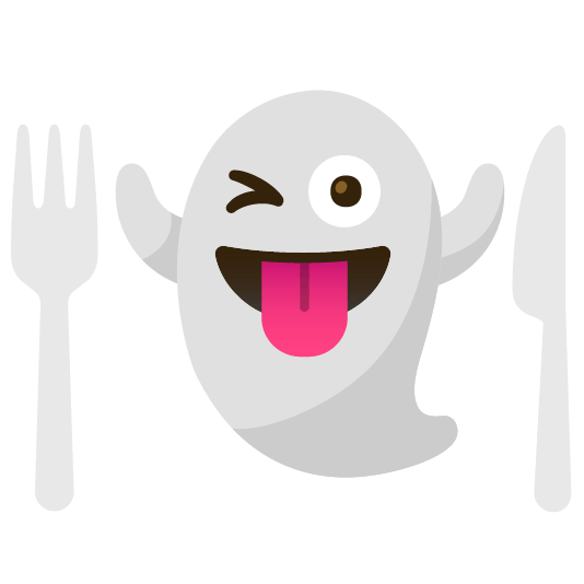 ghost knife fork plate