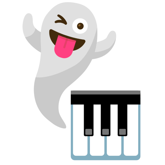 ghost musical keyboard