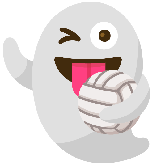 ghost volleyball