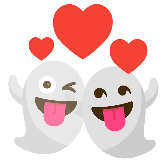 ghost revolving hearts