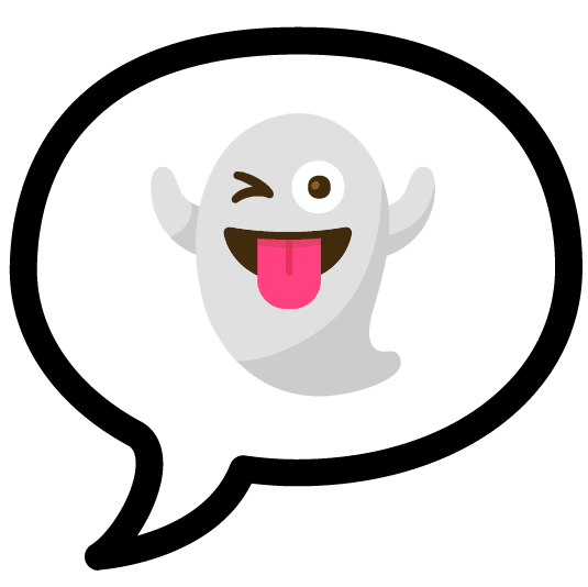 ghost speech balloon