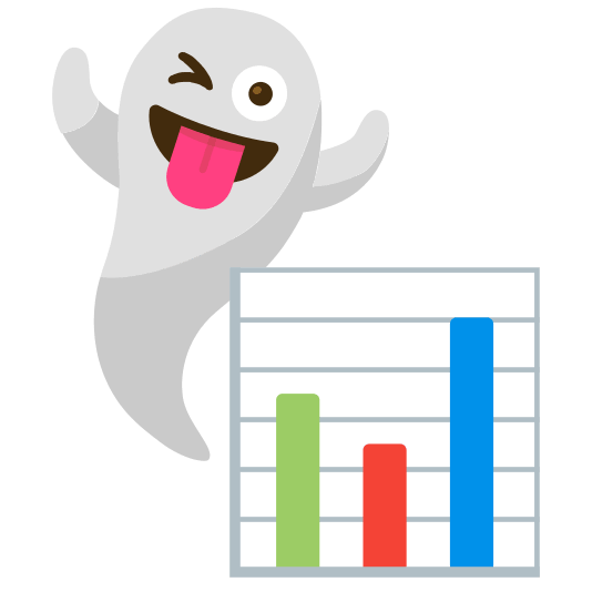 ghost bar chart